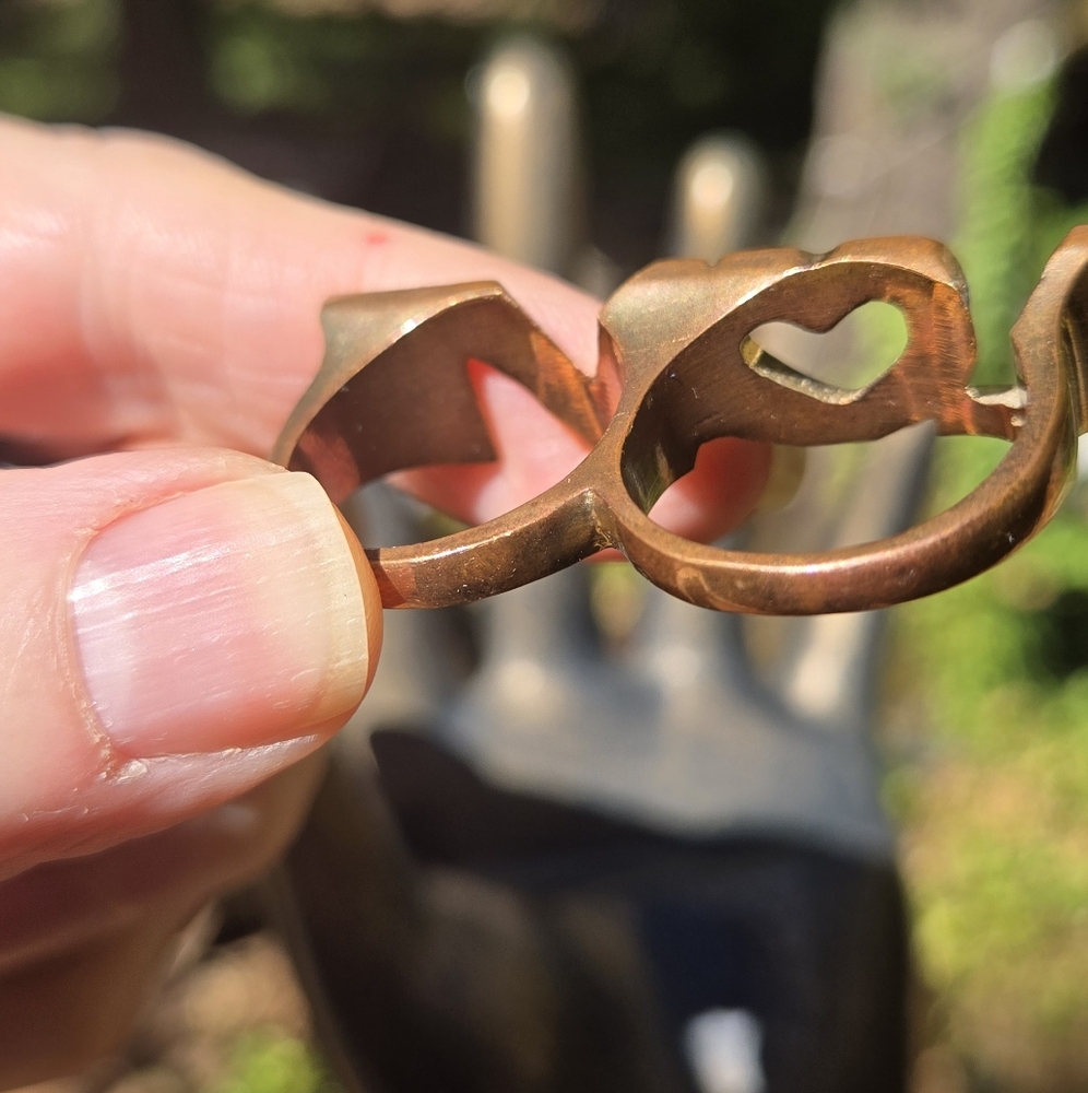 H&M Gold Love Ring Sz8.75 - Picture 5 of 5